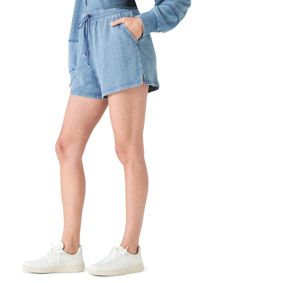 Lucky Brand High Rise Slouchy Short - Indigo Multi - Picture 3 of 3